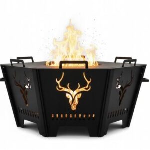 Palenisko ogrodowe / grill dekoracyjny z motywem jelenia